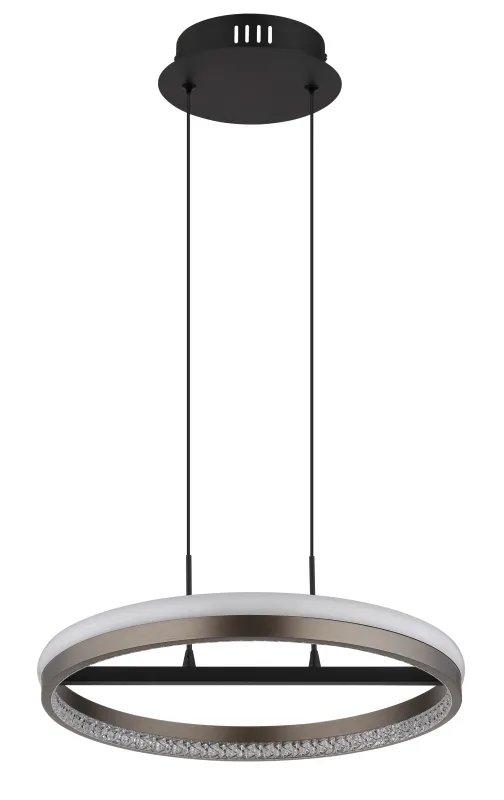 Della Ø40 Grå taklampa från Globo Lighting - Perfekt f&ouml;r vardagsrum och matsalar, d&auml;r den skapar en inbjudande atmosf&auml;r och en modern touch.