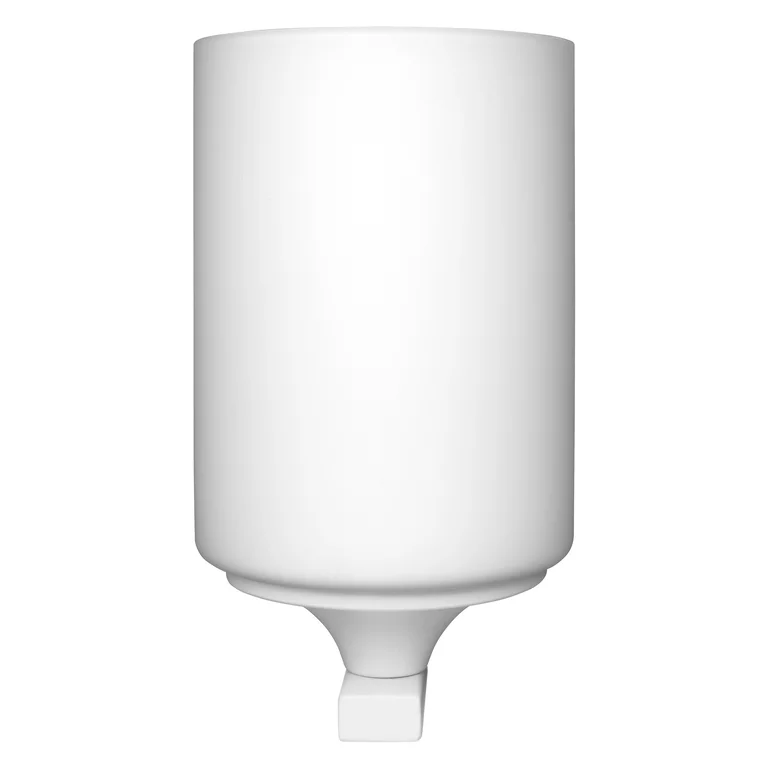 Lantern Cylinder Vit utelampa från Osram - Den &auml;r tillverkad av pressgjuten aluminium f&ouml;r h&ouml;g h&aring;llbarhet och har en diffusor i h&auml;rdat matt glas som ger ett mjukt och behagligt ljus.