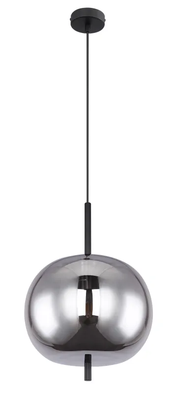 Blacky Ø30 Svart taklampa från Globo Lighting - Blacky &auml;r en stilren armatur som skapar en st&auml;mningsfull och elegant belysning i ditt hem,&nbsp;perfekt i vardagsrum eller matsal.
