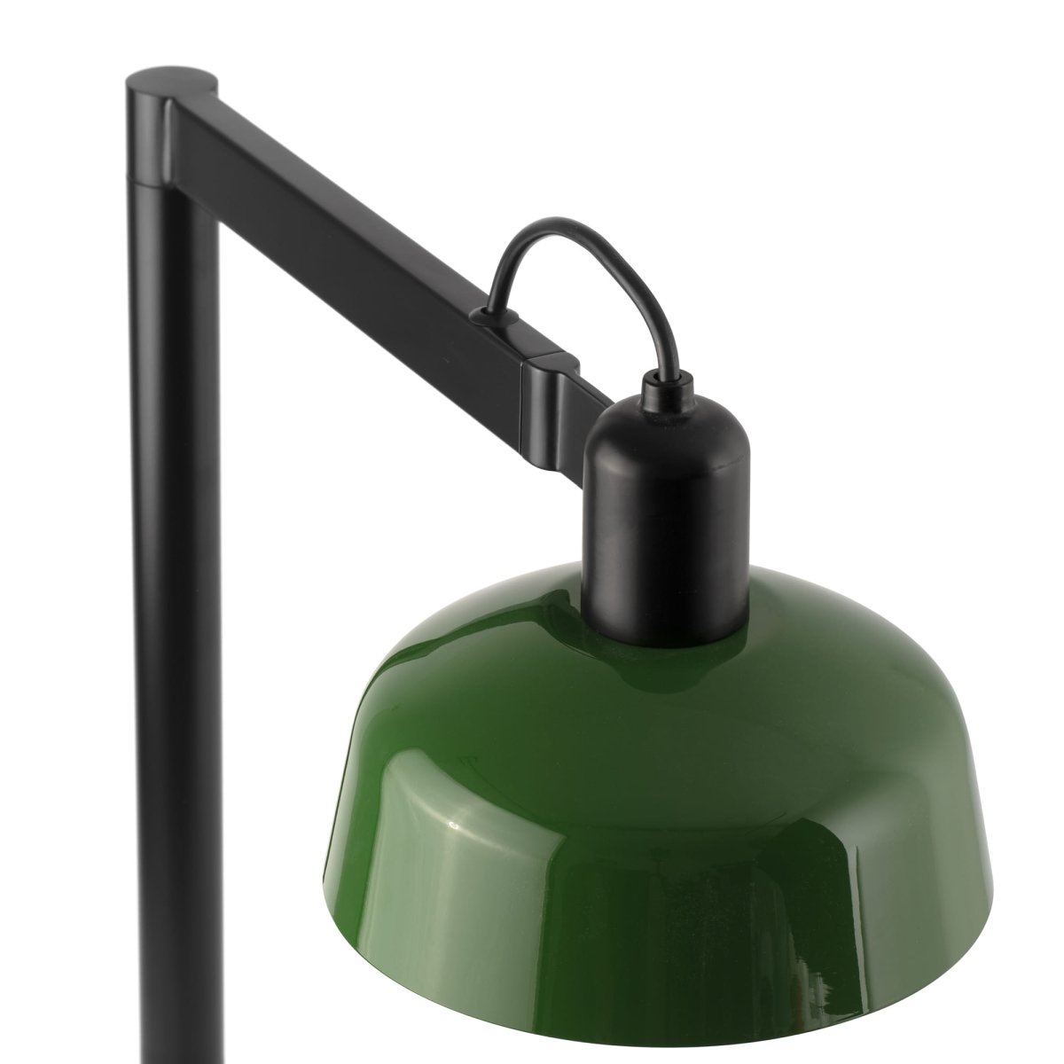 Tatawin 58cm Grön skrivbordslampa från Faro Barcelona - Med sin arkitektoniska silhuett och rena kontraster blir Tatawin en dekorativ ljuspunkt med b&aring;de stil och ber&auml;ttelse.