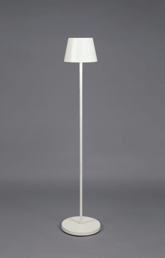 Pomezia 124cm Vit portabel från Konstsmide - P&aring; lampan hittar du en touchdimmer f&ouml;r att kunna justera ljusstyrkan och f&auml;rgtemperaturen.