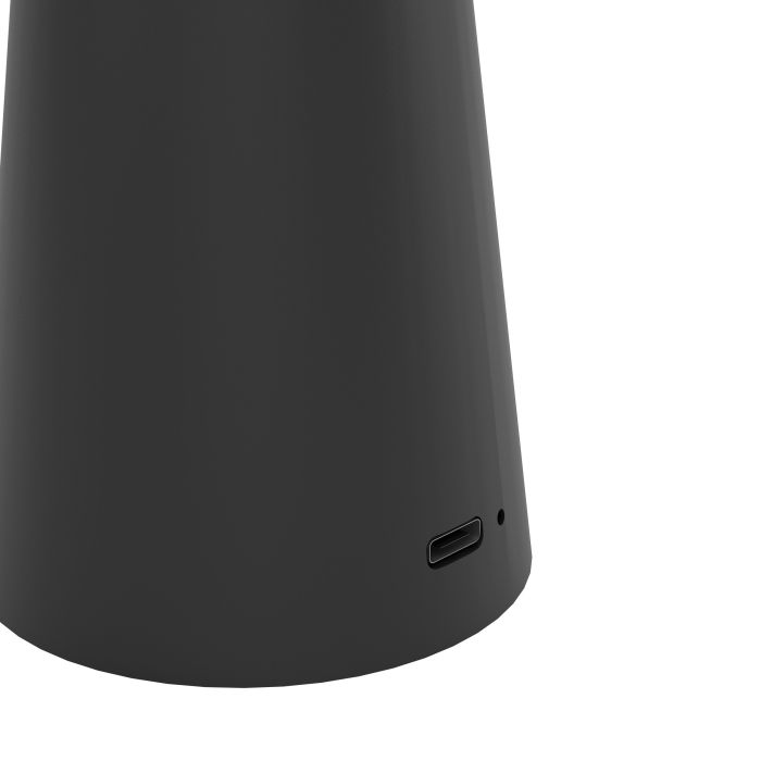 Piccola 28cm Svart portabel från Eglo - Tack vare IP54-klassning &auml;r den t&aring;lig mot vattenst&auml;nk och l&auml;mpar sig f&ouml;r b&aring;de inomhus- och utomhusbruk.