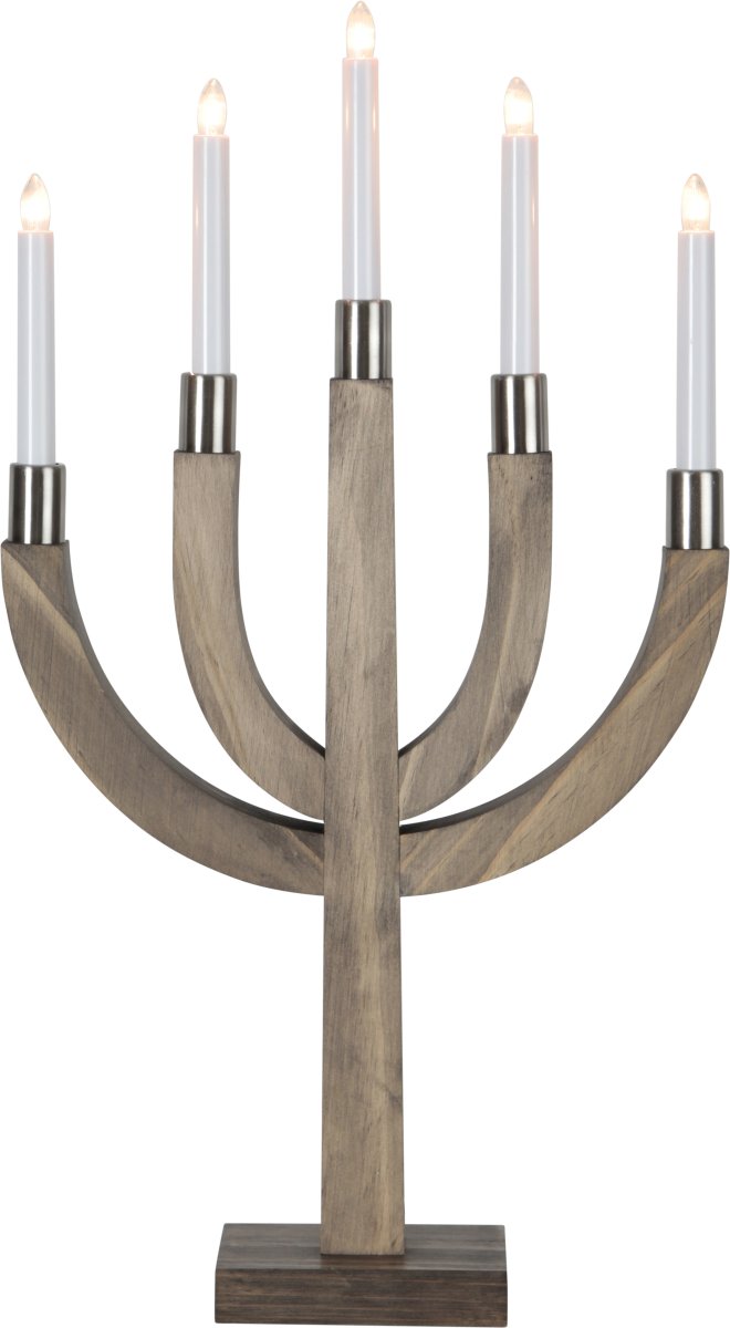 Star Trading - Elias - Adventsljusstake - Brun