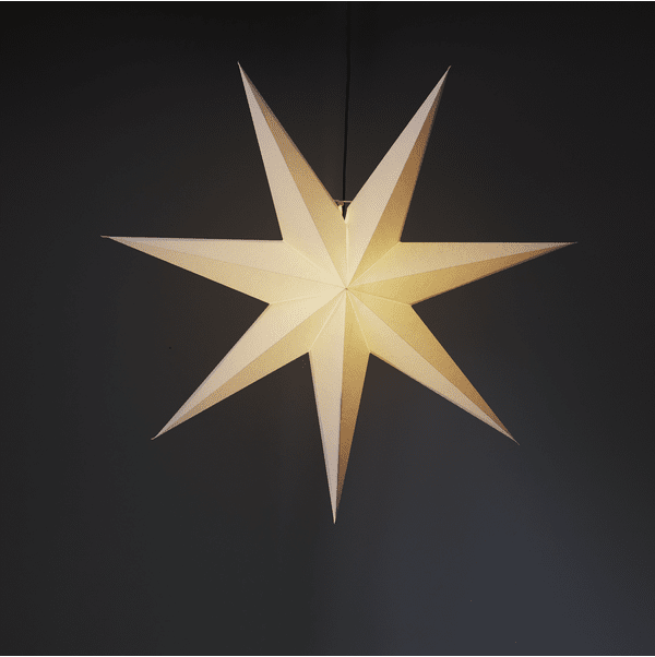 Frozen Ø100 Vit från Star Trading - Vit pappersstj&auml;rna med en diameter p&aring; 100cm.