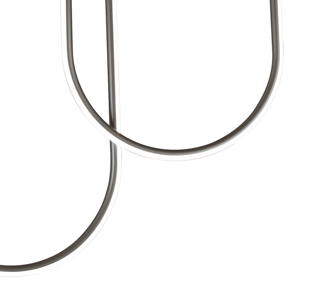 Chime 110cm Svart plafond från Searchlight - Chime f&ouml;renar innovation och design i en elegant helhet som lyfter vilket modernt hem som helst.