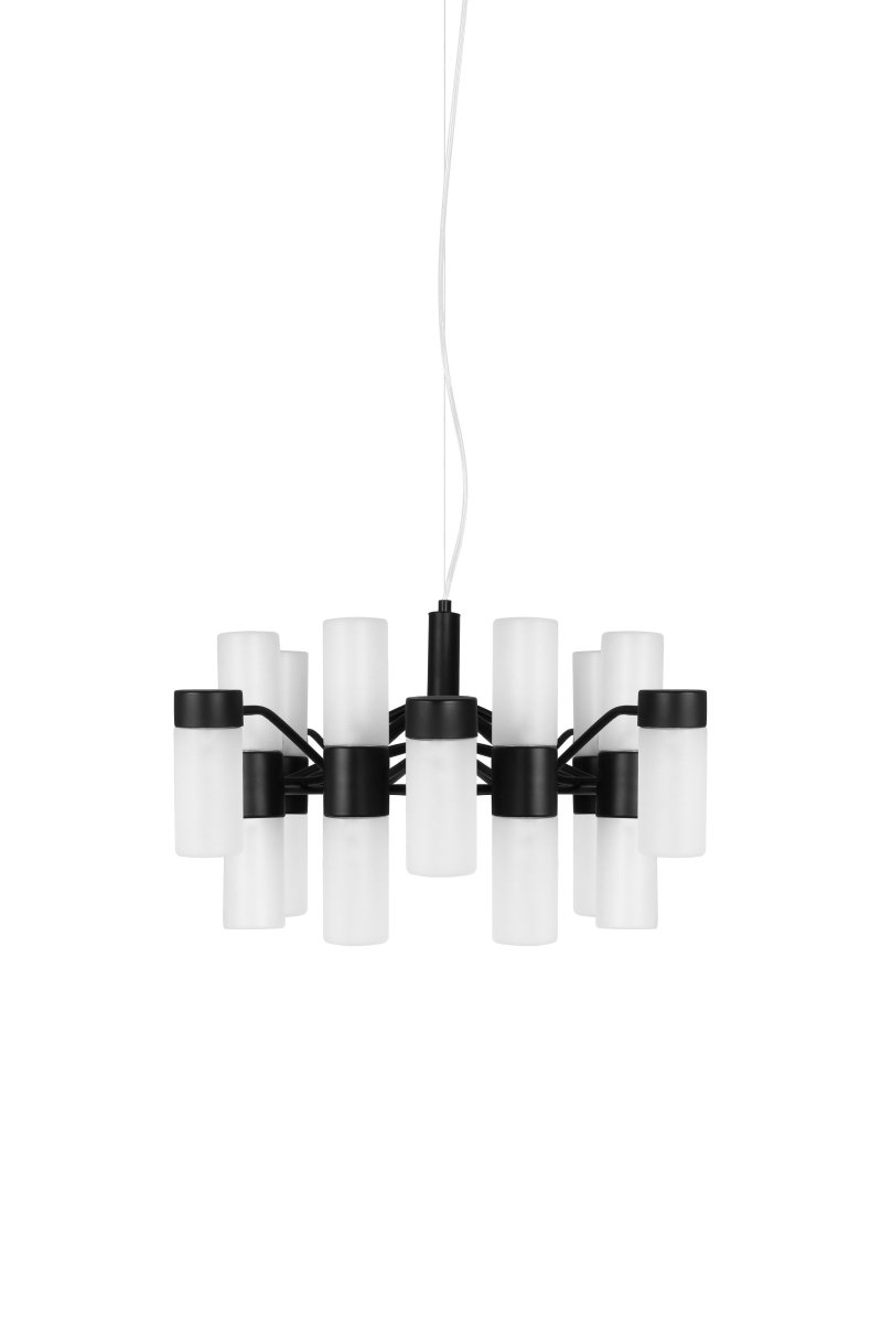 Santa Maria Ø57 Svart taklampa från Globen Lighting - Glaskuporna har g&auml;ngor och &auml;r enkla att montera efter att ljusk&auml;llorna &auml;r p&aring; plats.