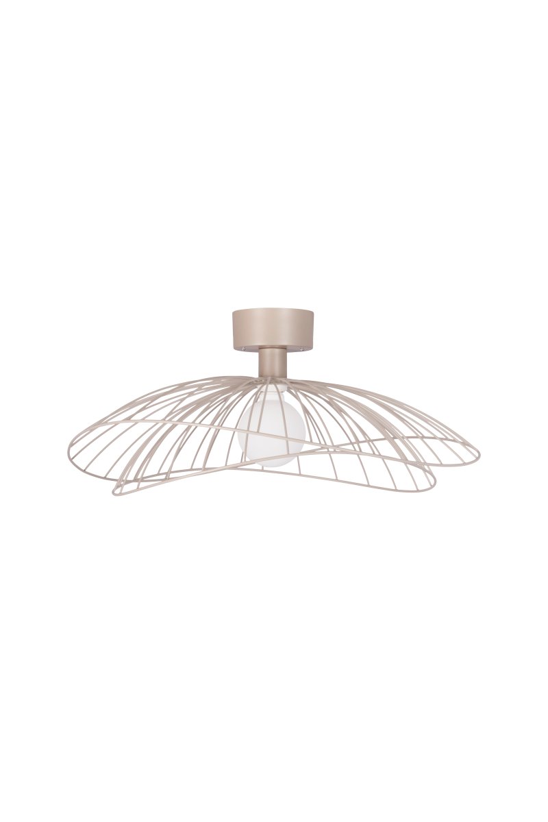 Ray Ø60 Beige vägglampa från Globen Lighting - Lampan kan monteras b&aring;de i tak och p&aring; v&auml;gg, vilket g&ouml;r den flexibel i anv&auml;ndning.
