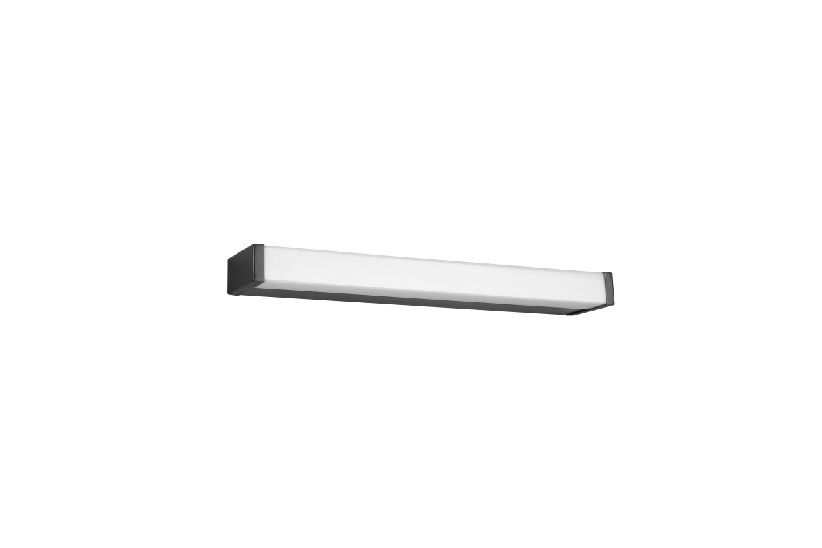 Fabio 42cm Svart badrumslampa från Trio Lighting - F&ouml;rdelen med denna enkla armatur &auml;r att den &auml;r skyddad mot vattenst&auml;nk p&aring; alla sidor tack vare kapslingsklass IP44.