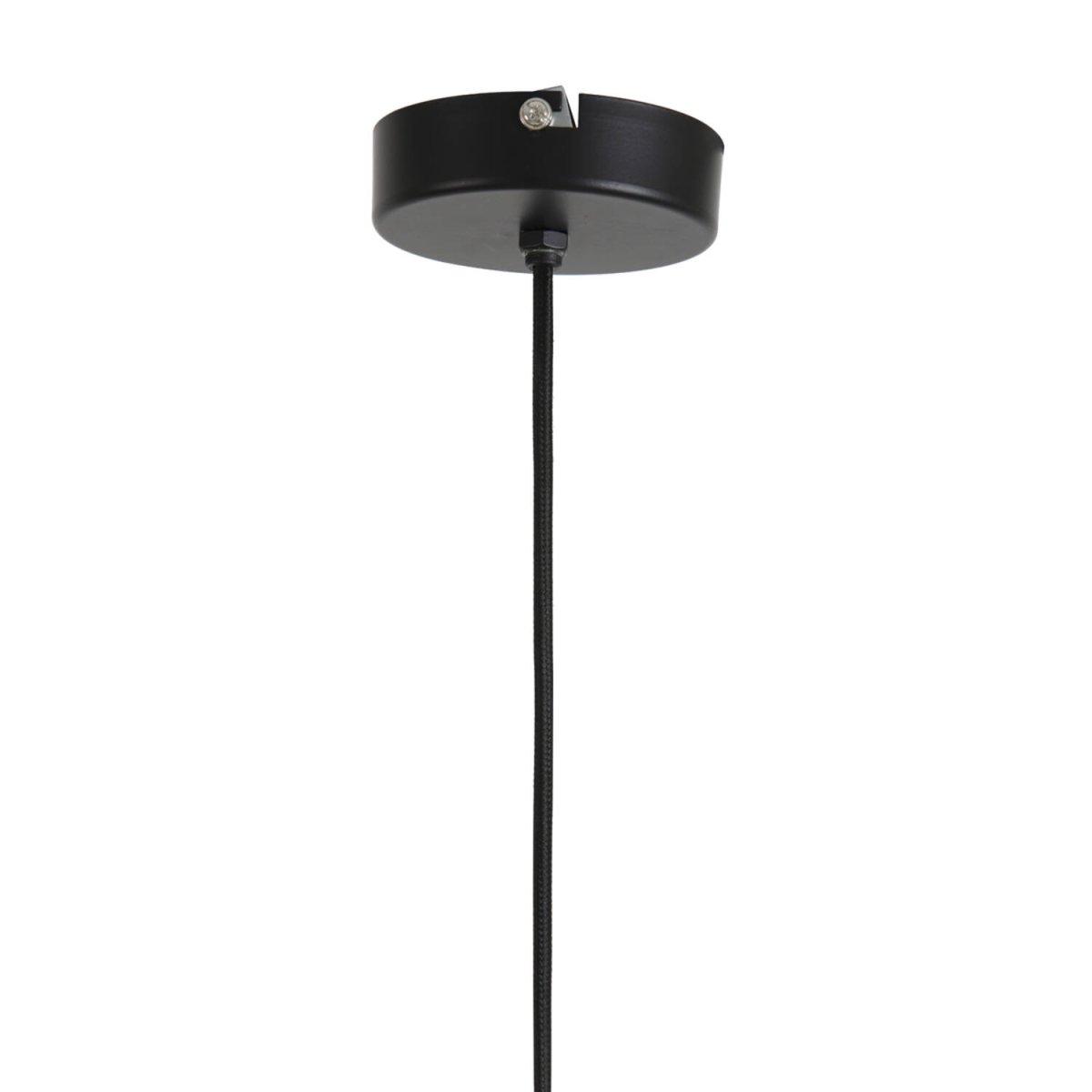 Alvaro Ø36 Svart taklampa från Light & Living - Alvaro &auml;r en stilfull takpendel med en vackert formad metallsk&auml;rm i mattsvart f&auml;rg.
