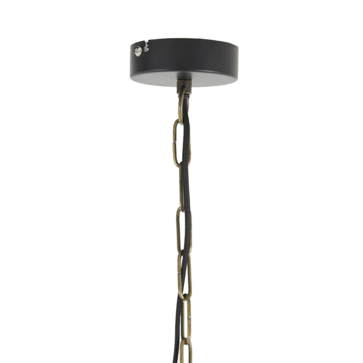 Alvaro Ø36 Brons taklampa från Light & Living - Alvaro &auml;r en stilfull takpendel med en vackert formad metallsk&auml;rm i brons finish.