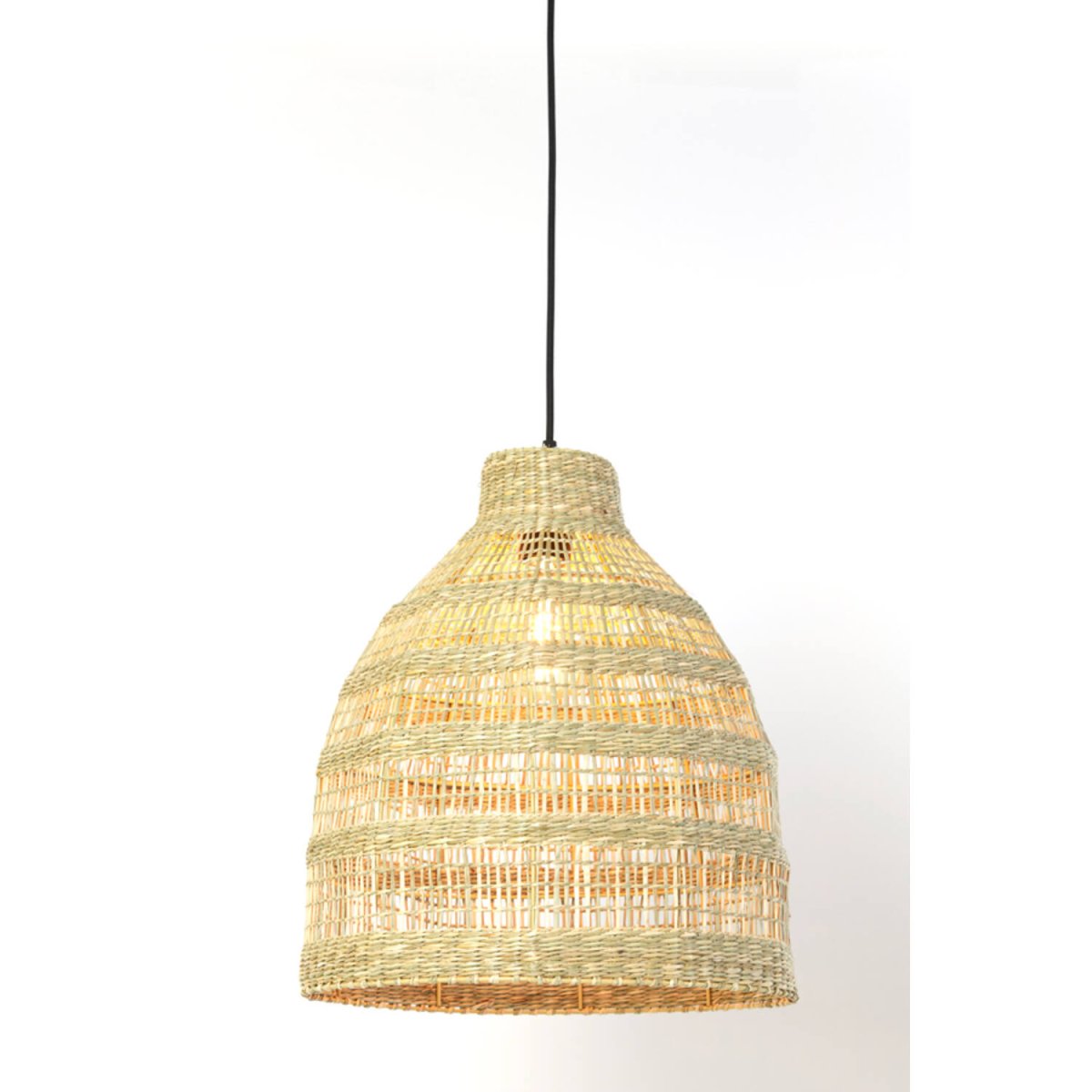 Sagar Ø38 Natur taklampa från Light & Living - Sagar &auml;r en handfl&auml;tad takpendel i naturligt sj&ouml;gr&auml;s, vilket ger ett jordn&auml;ra och luftigt uttryck.