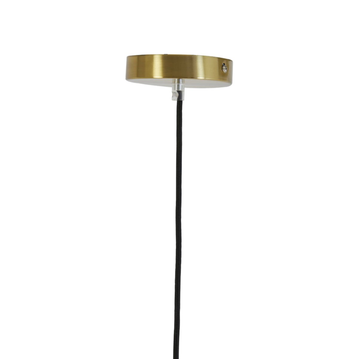 Misty Ø45 Amber taklampa från Light & Living - Den unika formen och tonade glaset ger ett mjukt och behagligt ljus, perfekt f&ouml;r en modern inredning.