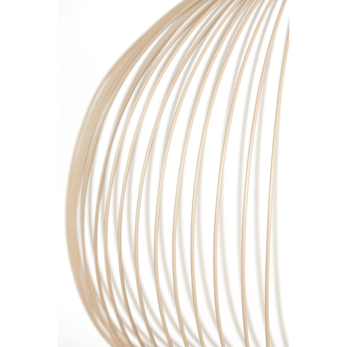 Rilana Ø45 Beige taklampa från Light & Living - Dess &ouml;ppna design skapar ett vackert ljusspel och passar perfekt i modernt och skandinaviskt inredda hem.