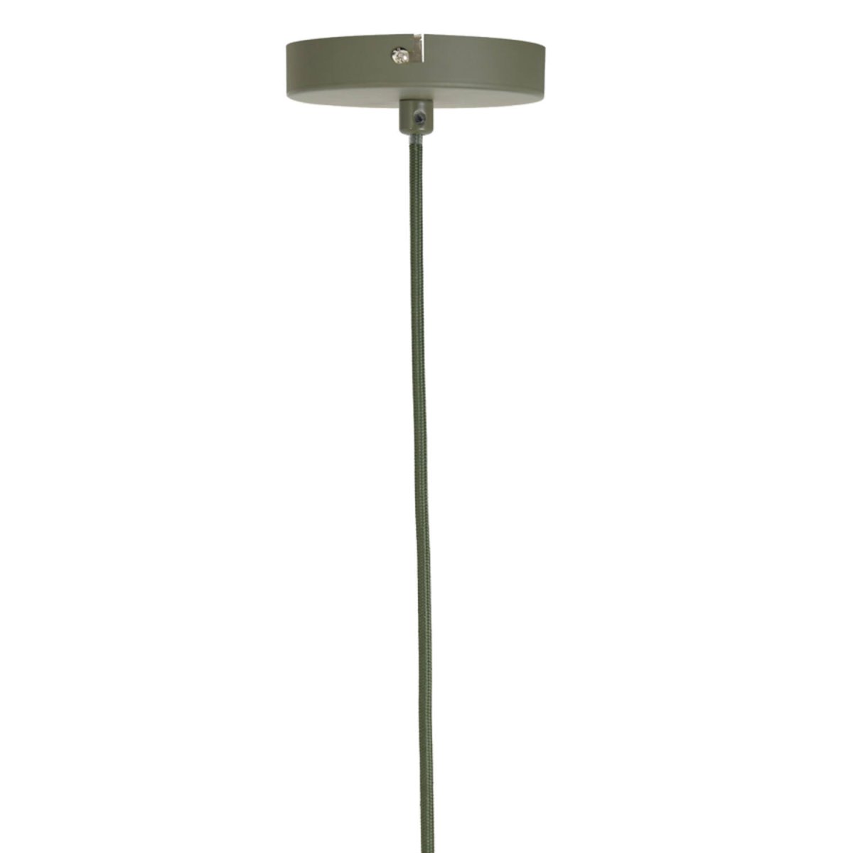 Plumeria Ø50 Mörkgrön taklampa från Light & Living - Den dekorativa sk&auml;rmen med meshtyg skapar en vacker ljusspridning i rummet n&auml;r lampan &auml;r t&auml;nd.