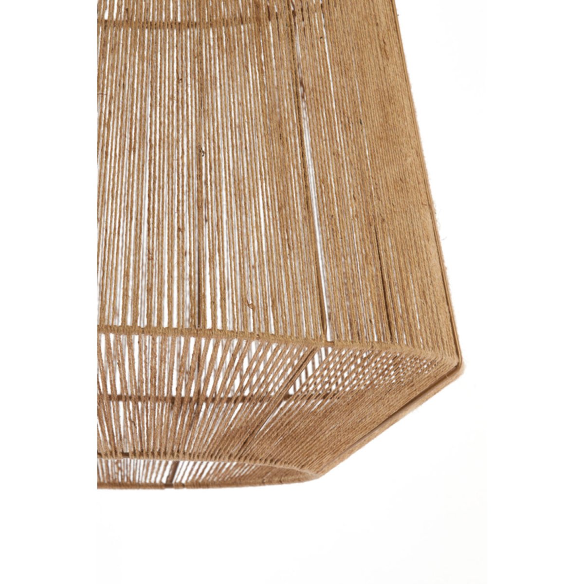 Malva Ø50 Natur taklampa från Light & Living - Malva &auml;r en stilfull taklampa med sin sk&auml;rm inlindad i jutesn&ouml;re.