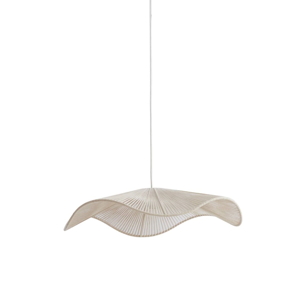 Rafa Ø70 Krämvit taklampa från Light & Living - Rafa har en v&aring;gformad design som ger en mjuk och organisk k&auml;nsla.
