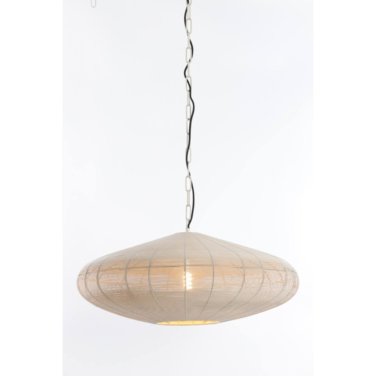 Bahoto Ø60 Krämvit taklampa från Light & Living - Bahoto har en rustik och stilren design med en sk&auml;rm av metall i en matt kr&auml;mvit f&auml;rg.