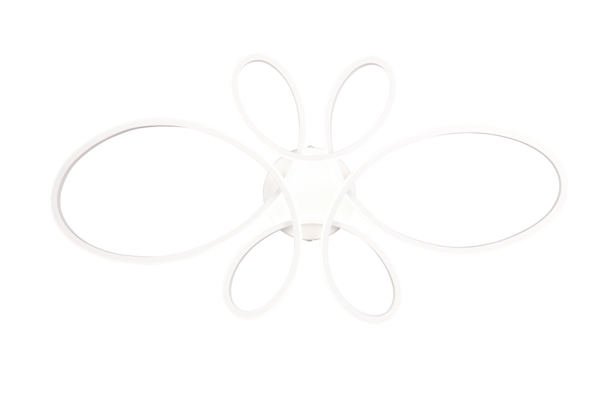 Fly 83cm Vit plafond från Trio Lighting - Plafonden Fly kombinerar modern design med funktionell belysning och blir en stilfull mittpunkt i vardagsrummet.