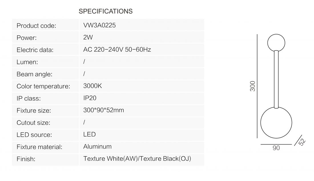 Alba long LED 30cm Vit från Lampan - Ge din inredning ett lyft med Alba long LED v&auml;gglampa&nbsp;&ndash; en elegant och energieffektiv l&ouml;sning f&ouml;r moderna hem och hotellmilj&ouml;er.