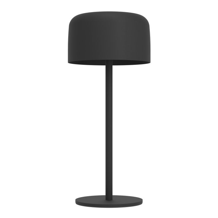 Roccanova 30cm Svart solcellslampa från Eglo - Roccanova &auml;r en stilren, solcellsdriven bordslampa som kombinerar form och funktion f&ouml;r b&aring;de inom- och utomhusbruk.