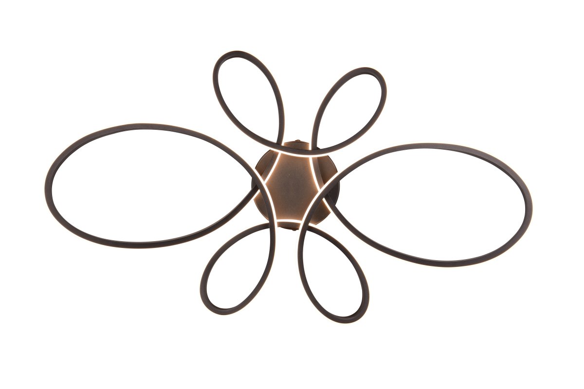 Fly 83cm Svart plafond från Trio Lighting - Plafonden Fly kombinerar modern design med funktionell belysning och blir en stilfull mittpunkt i vardagsrummet.