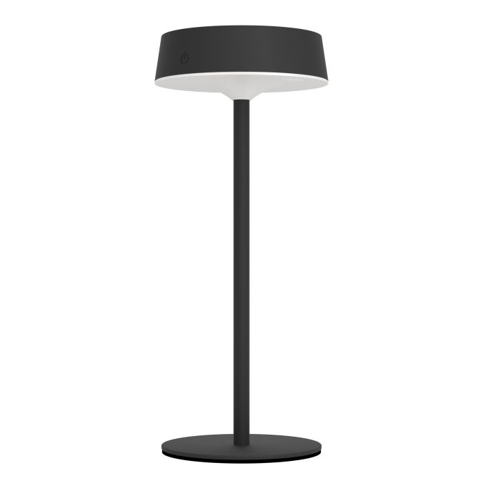 Simeri 30cm Svart solcellslampa från Eglo - Simeri&nbsp;&auml;r en stilren, solcellsdriven bordslampa som kombinerar form och funktion f&ouml;r b&aring;de inom- och utomhusbruk.