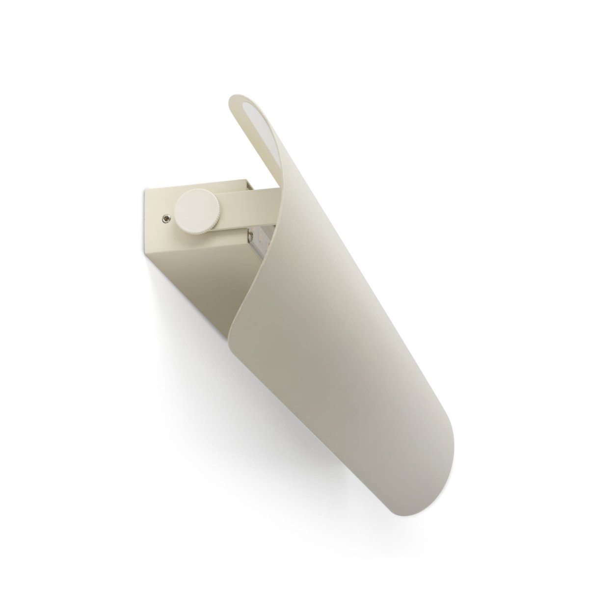 Novo 50cm Beige vägglampa från Faro Barcelona - Lampan &auml;r tillverkad i metall och kan monteras b&aring;de vertikalt och horisontellt, vilket g&ouml;r den flexibel f&ouml;r olika rum och behov.