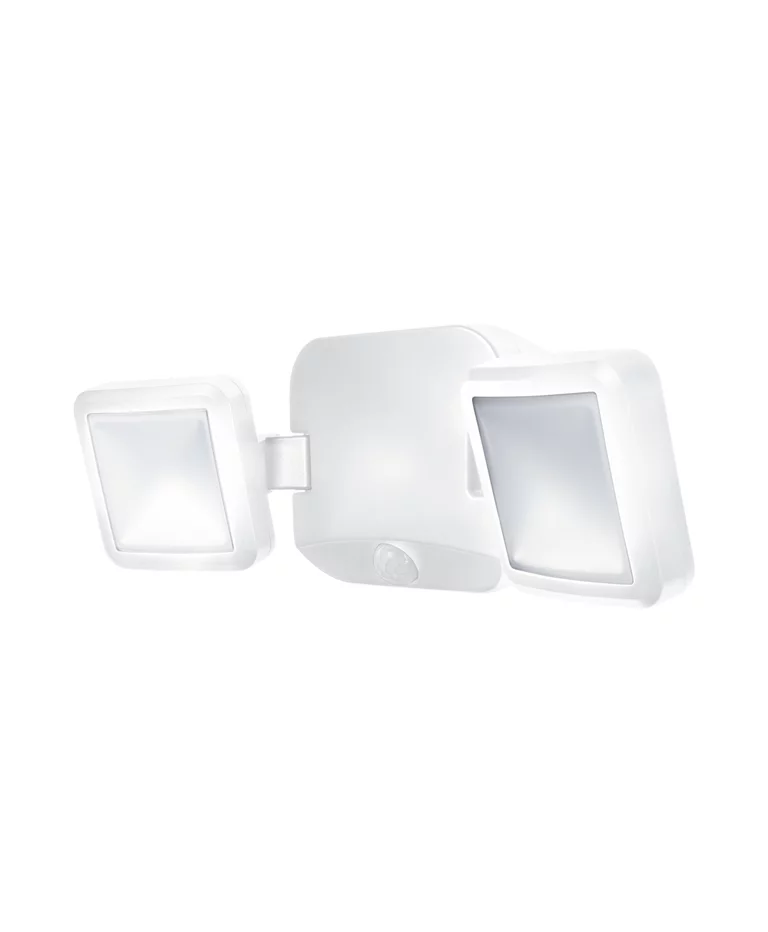 Battery LED Spotlight Sensor Vit utelampa från Ledvance - Med en neutralvit ljusf&auml;rg p&aring; 4000K och tv&aring; justerbara ljusk&auml;llor ger den bred och effektiv belysning.