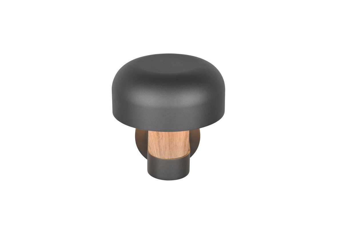 Fraser 24cm Imitation av trä utelampa från Trio Lighting - Fraser &auml;r tillverkad av gjuten aluminium och kombinerar modern minimalism med naturn&auml;ra detaljer.