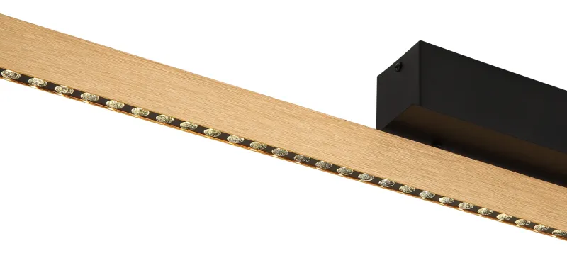 Dentsy 150cm Koppar taklampa från Globo Lighting - Med den smidiga touchknappen f&ouml;r av/p&aring; och den stegl&ouml;sa touchdimmern kan du enkelt justera ljusstyrkan efter &ouml;nskem&aring;l.