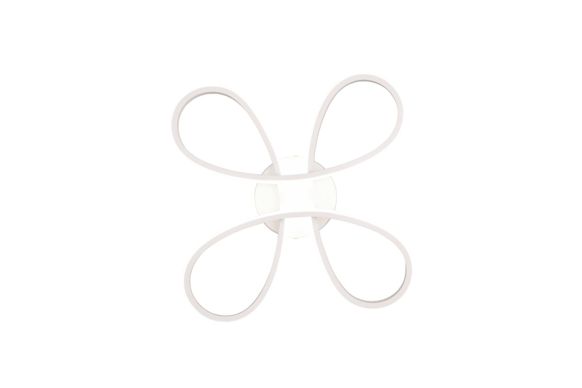 Fly 40cm Vit plafond från Trio Lighting - Plafonden Fly kombinerar modern design med funktionell belysning och blir en stilfull mittpunkt i vardagsrummet.