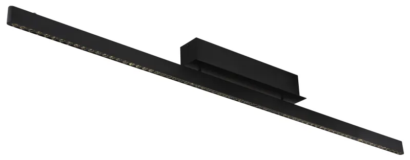 Dentsy 120cm Svart taklampa från Globo Lighting - Med den smidiga touchknappen f&ouml;r av/p&aring; och den stegl&ouml;sa touchdimmern kan du enkelt justera ljusstyrkan efter &ouml;nskem&aring;l.