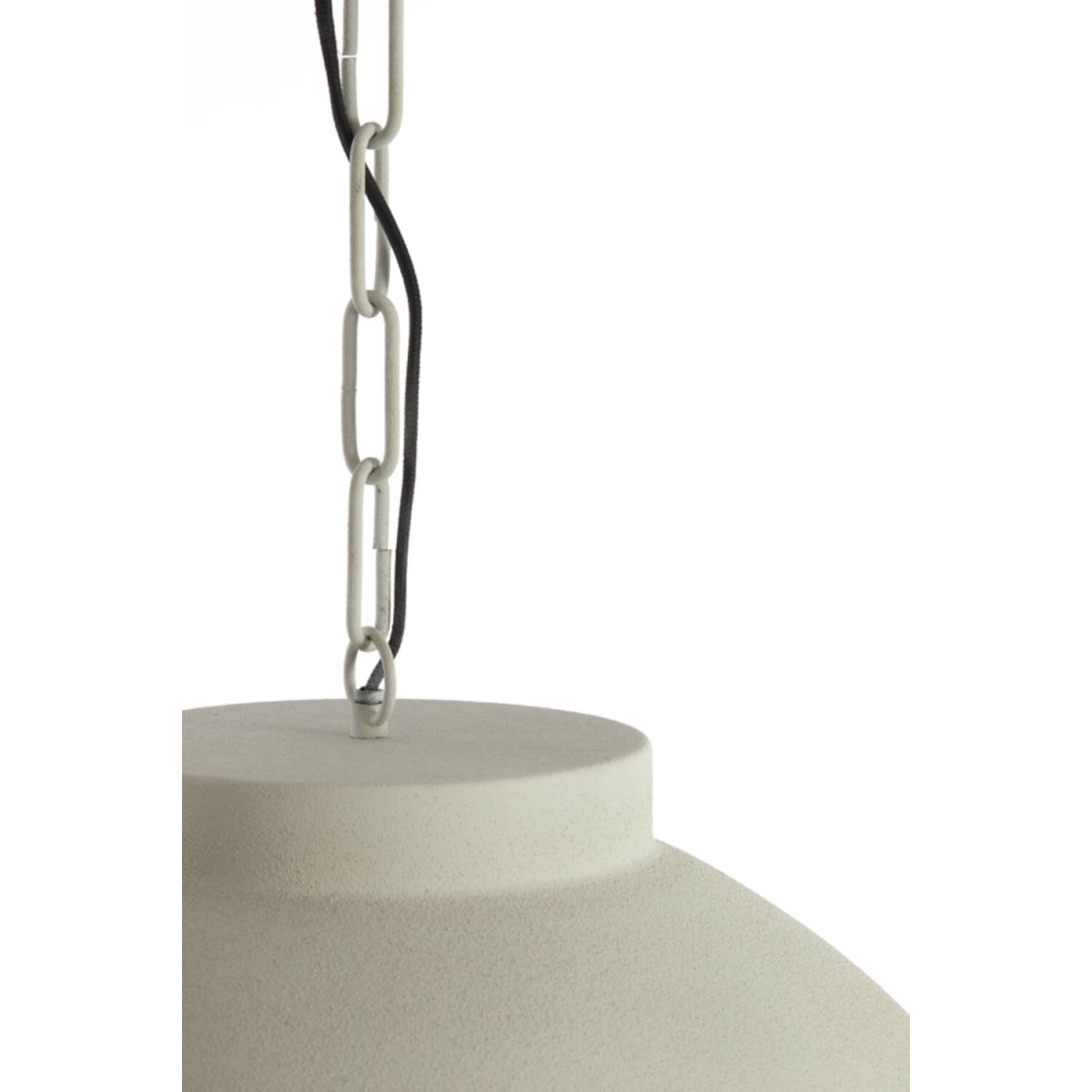 Kylie Ø60 Krämvit taklampa från Light & Living - Kylie &auml;r en rustik taklampa av metall med kr&auml;mvit finish, vilket skapar en varm och behaglig ljusspridning.