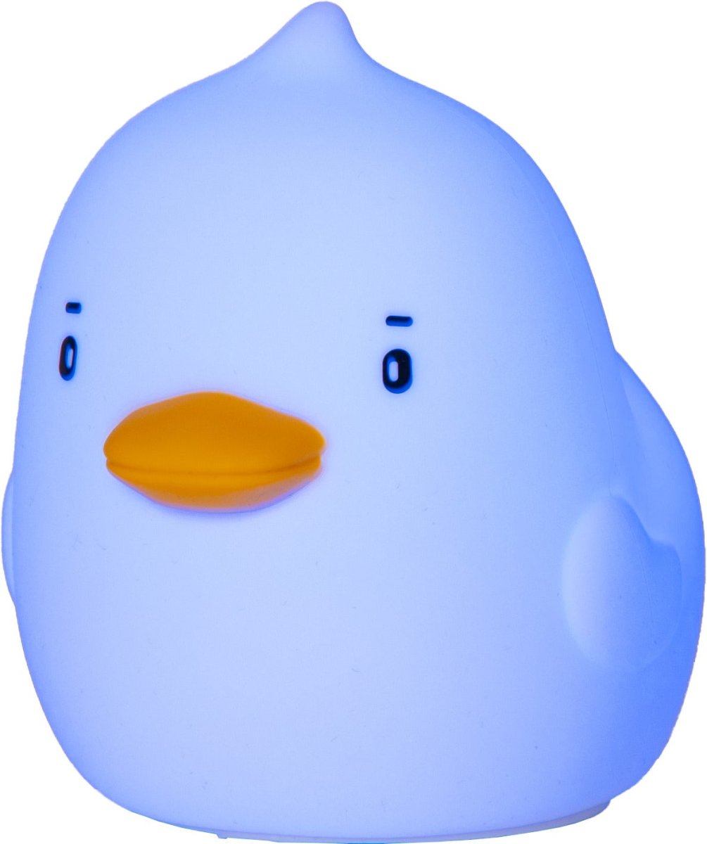 Duck Vit barnlampa från Star Trading - Lampan har touchfunktion och med en l&auml;tt klapp kan du t&auml;nda, sl&auml;cka eller v&auml;xla mellan olika fina f&auml;rger.