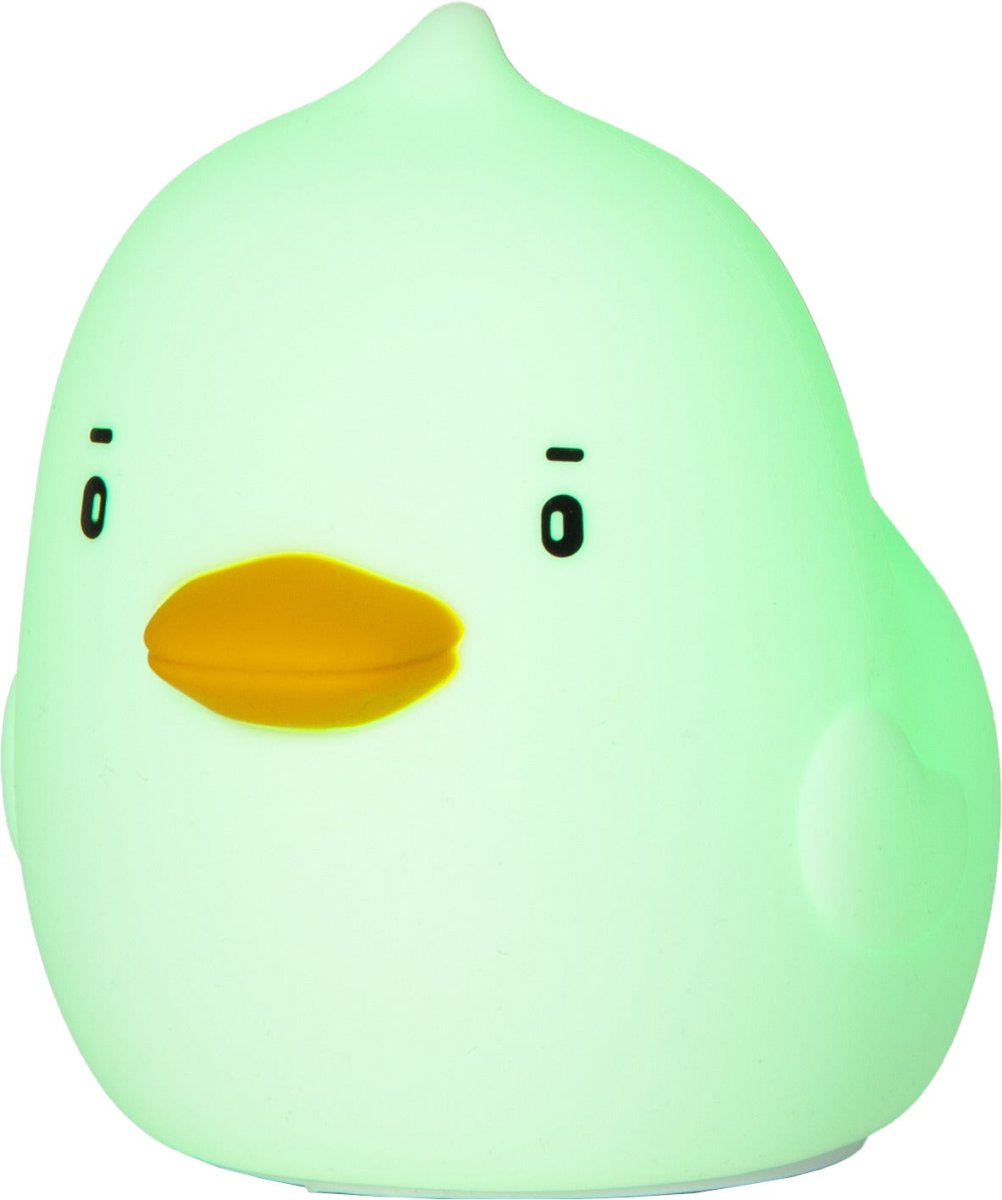 Duck Vit barnlampa från Star Trading - Lampan har touchfunktion och med en l&auml;tt klapp kan du t&auml;nda, sl&auml;cka eller v&auml;xla mellan olika fina f&auml;rger.