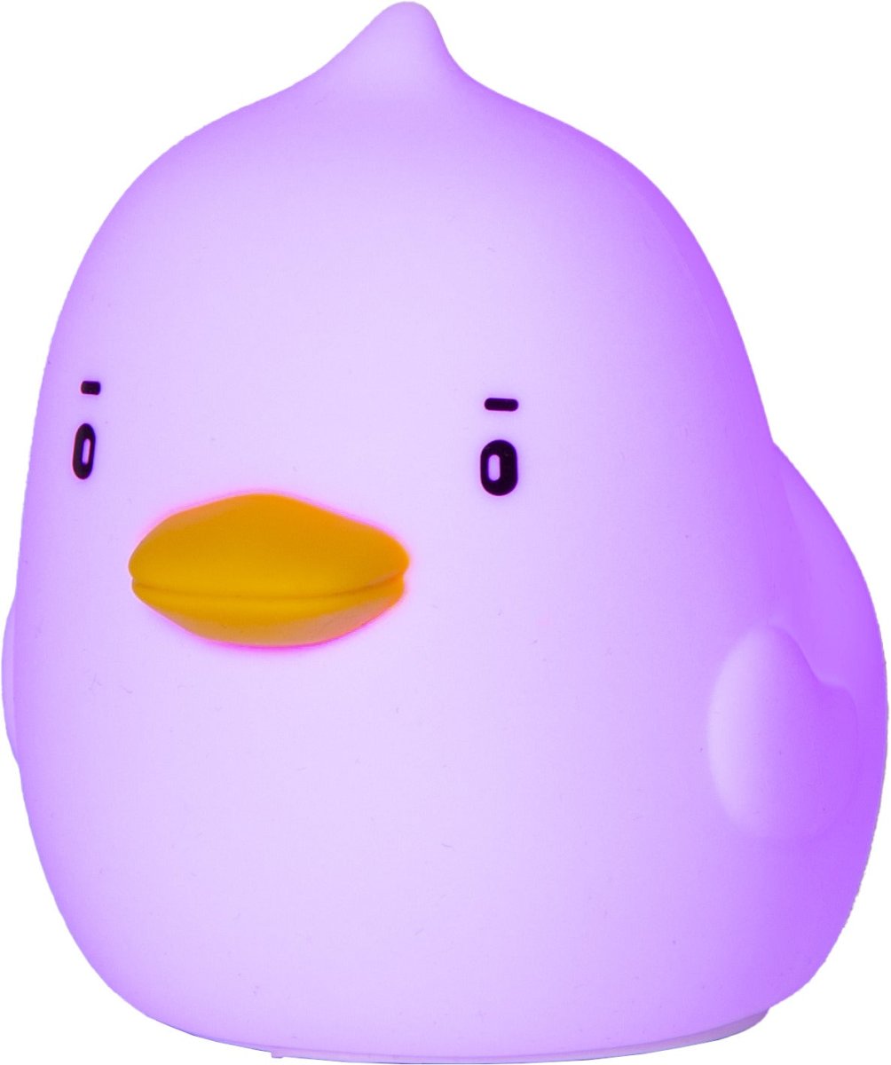 Duck Vit barnlampa från Star Trading - Lampan har touchfunktion och med en l&auml;tt klapp kan du t&auml;nda, sl&auml;cka eller v&auml;xla mellan olika fina f&auml;rger.