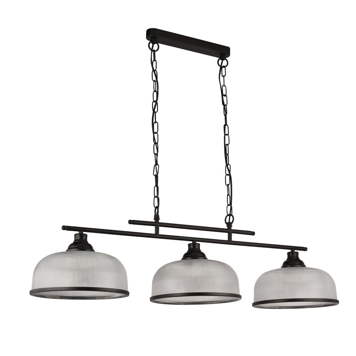 Highworth 100cm Svart taklampa från Searchlight - Highworth &auml;r en stilren och m&aring;ngsidig takpendel som passar lika bra i k&ouml;ket som i matsalen eller vardagsrummet.