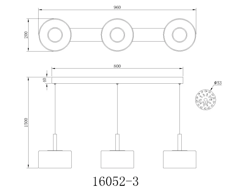Trenton 96cm Vit taklampa från Globo Lighting - Denna takpendel &auml;r idealisk f&ouml;r matsalar och k&ouml;k, d&auml;r den skapar en inbjudande atmosf&auml;r och ett stilrent uttryck.