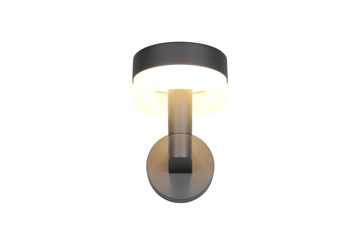 Mackenzie 22cm Antracit utelampa från Trio Lighting - Mackenzie &auml;r en modern och v&auml;dert&aring;lig fasadbelysning med stilren design i antracit.