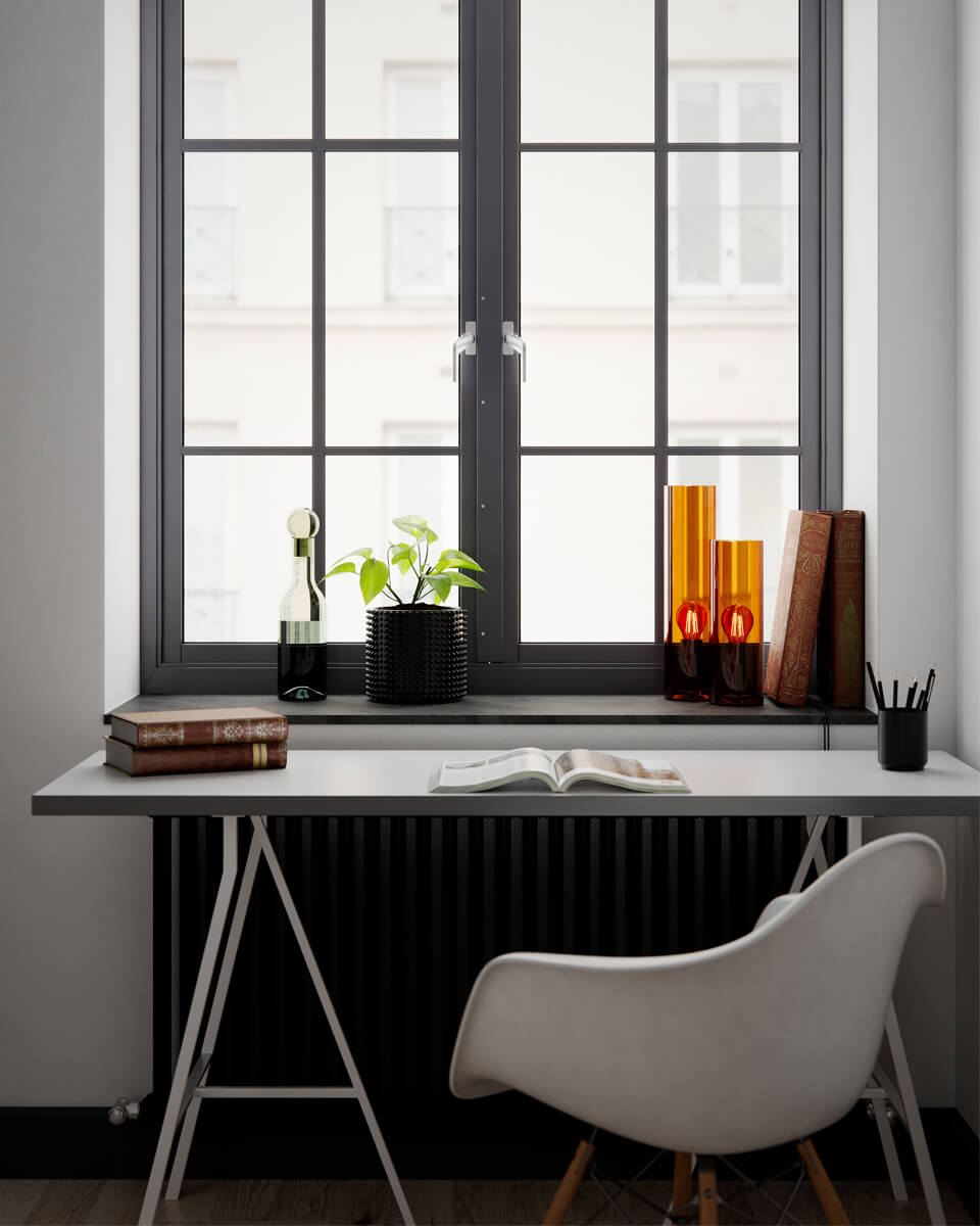 Flake 30cm Amber bordslampa från By Rydéns - Med sitt eleganta cylinderformade glas och tillg&auml;nglighet i trendiga f&auml;rger som m&ouml;rk amber och gr&ouml;nt &auml;r Flake den perfekta lampan f&ouml;r att skapa stil och atmosf&auml;r i ditt hem.