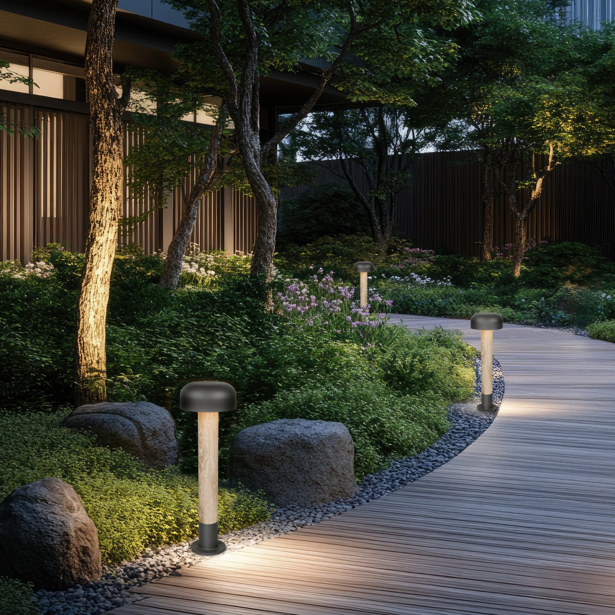 Fraser 54cm Betongutseende pollare från Trio Lighting - Fraser &auml;r tillverkad av gjuten aluminium och kombinerar modern minimalism med naturn&auml;ra detaljer.