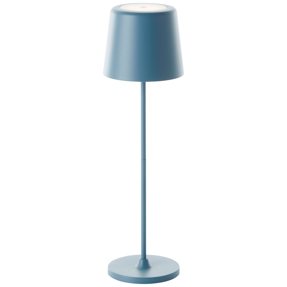 Kaami 37cm Mattblå portabel från Brilliant - Med sin h&ouml;ga IP44-klassning &auml;r den t&aring;lig mot v&auml;derf&ouml;rh&aring;llanden, perfekt f&ouml;r b&aring;de utomhus och inomhus.