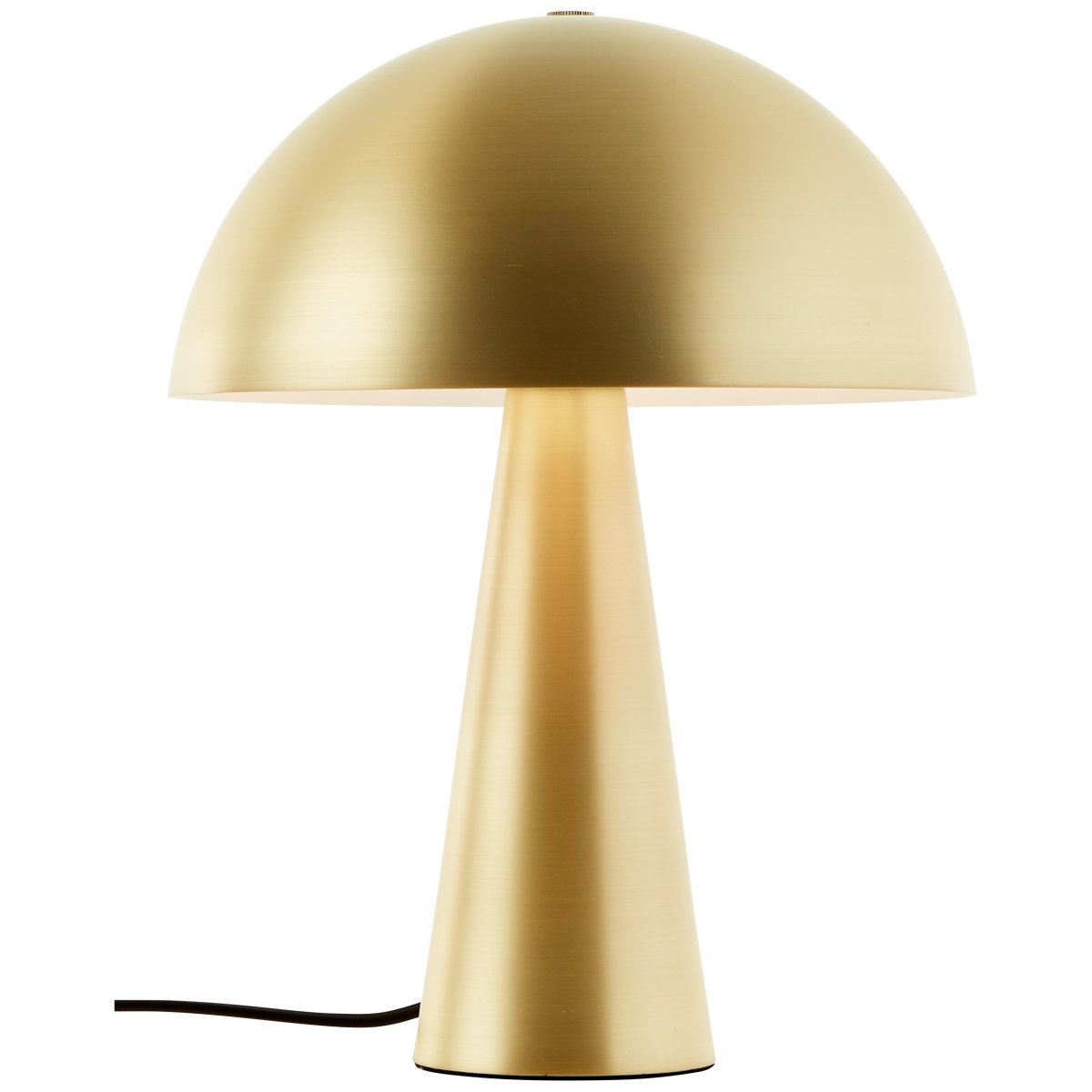 Sigrun 33cm Mattguld bordslampa från Brilliant - Sigrun bordslampa &auml;r en stilren och elegant lampa tillverkad i metall med en modern mattguldfinish.