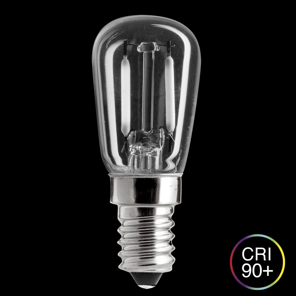 LED E14 päron 1,5W 2700K dimbar Transparent från Unison - 