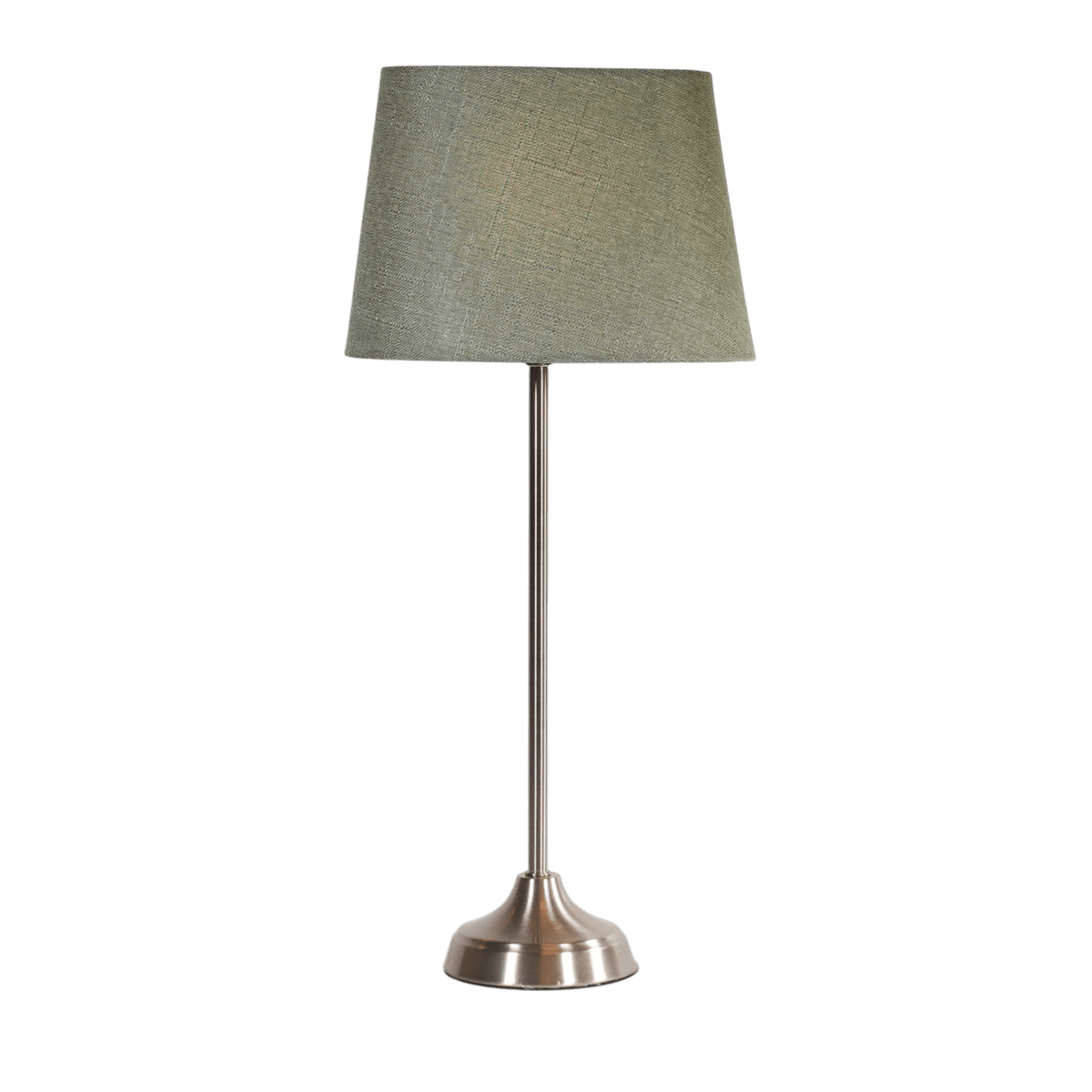 Zoom bild av Henrik 52cm Silver/grön bordslampa från Lampan - Henrik passar lika fint p&aring; ett sidobord i vardagsrummet som p&aring; en byr&aring; eller ett s&auml;ngbord och &auml;r enkel att kombinera med olika inredningsstilar.