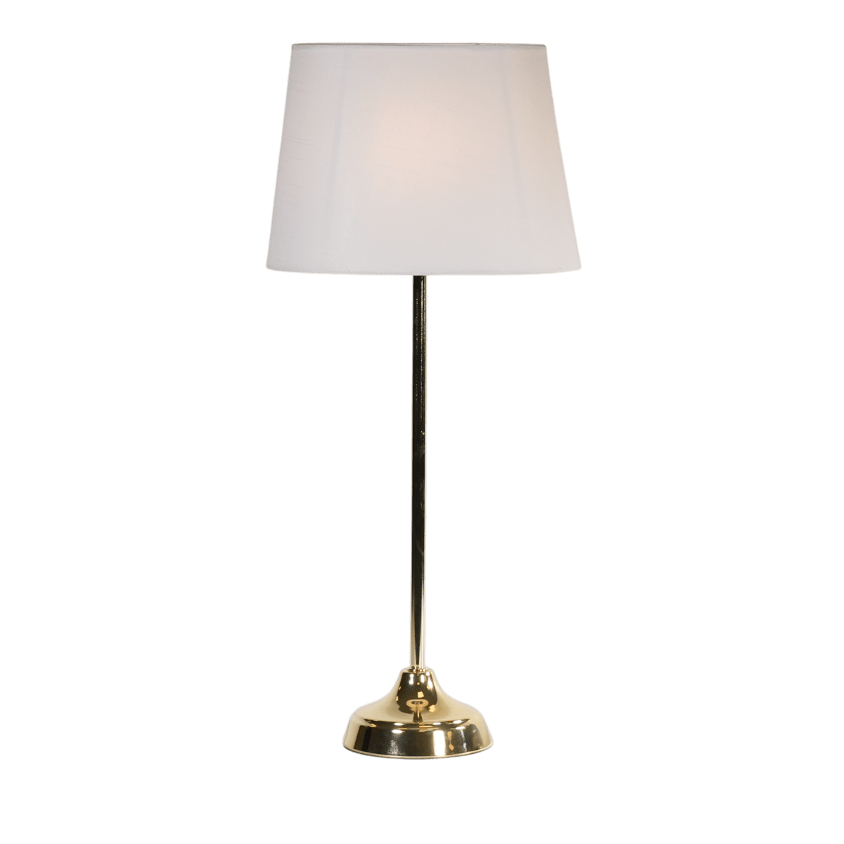 Zoom bild av Henrik 52cm Guld bordslampa från Lampan - Henrik passar lika fint p&aring; ett sidobord i vardagsrummet som p&aring; en byr&aring; eller ett s&auml;ngbord och &auml;r enkel att kombinera med olika inredningsstilar.