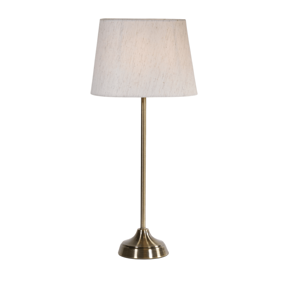 Zoom bild av Henrik 52cm Antikmässing bordslampa från Lampan - Henrik passar lika fint p&aring; ett sidobord i vardagsrummet som p&aring; en byr&aring; eller ett s&auml;ngbord och &auml;r enkel att kombinera med olika inredningsstilar.