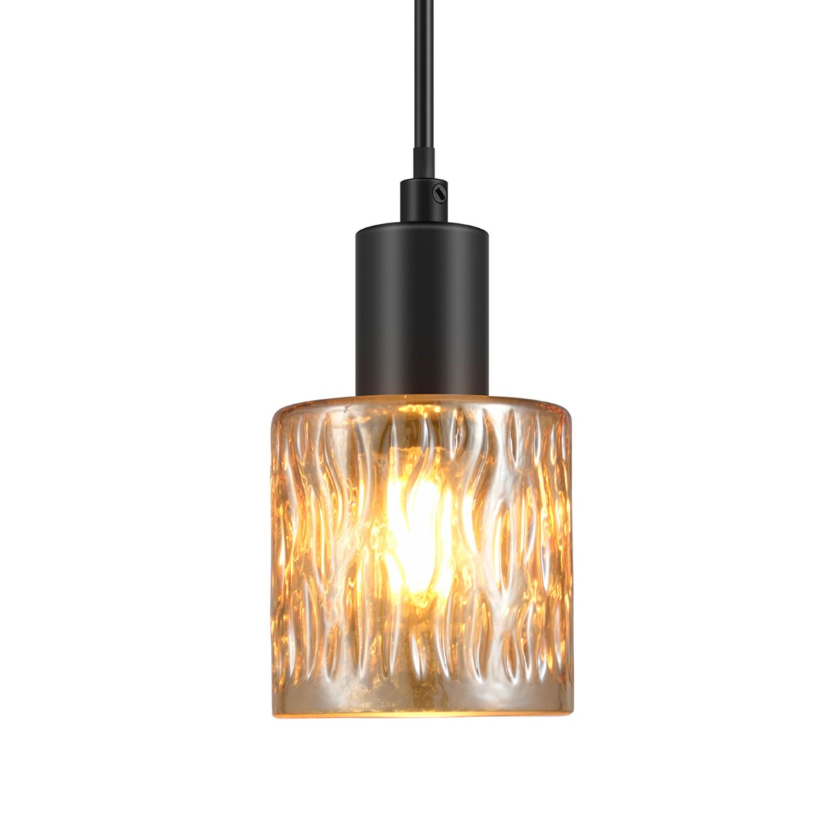 Julia Ø8 Amber fönsterlampa från Oriva - Det amberf&auml;rgade glaset sprider ett varmt och inbjudande sken som ger en st&auml;mningsfull atmosf&auml;r i ditt hem.