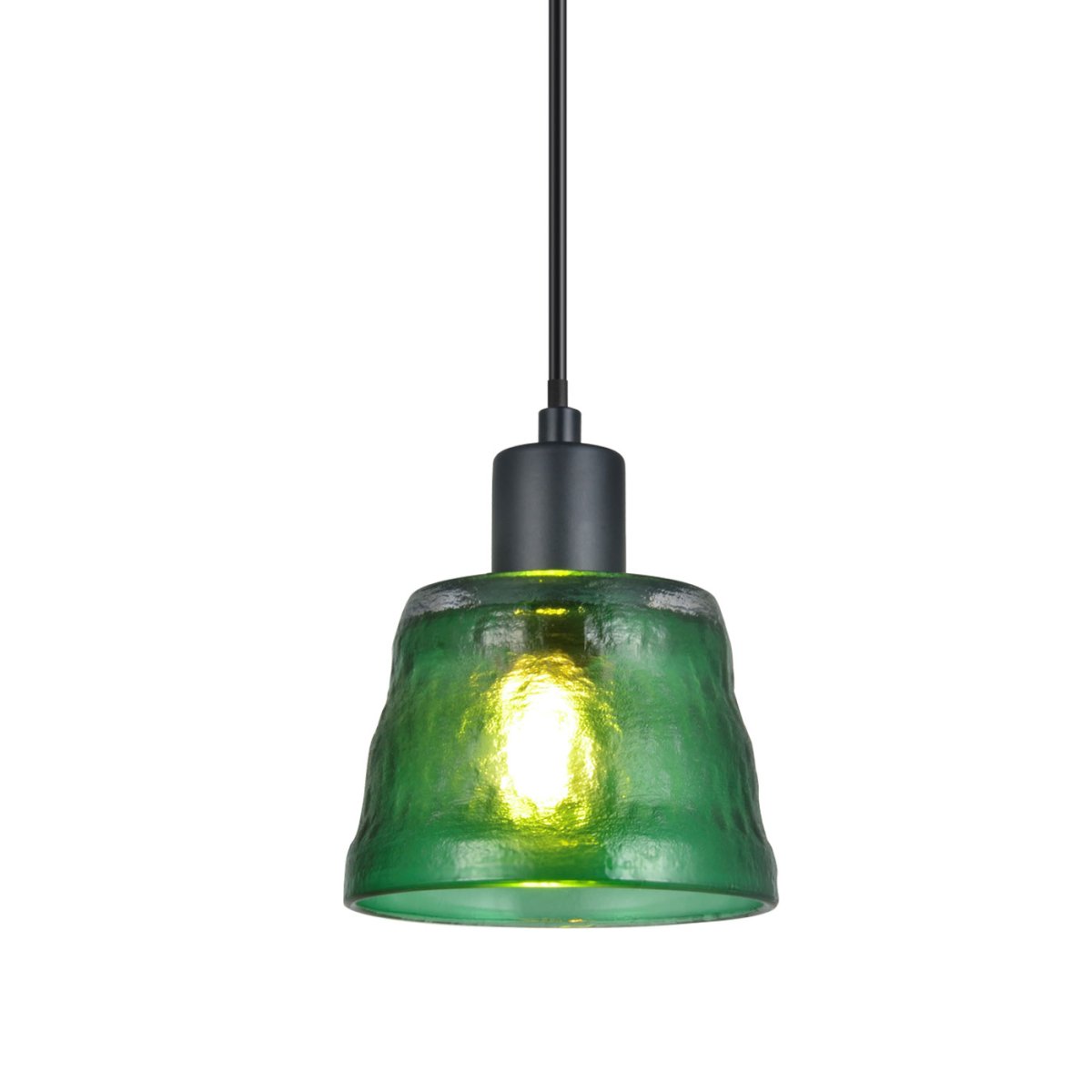 Bonnie Ø13 Grön fönsterlampa från Oriva - Denna eleganta f&ouml;nsterlampa i gr&ouml;nt glas skapar en varm och inbjudande atmosf&auml;r i ditt hem.