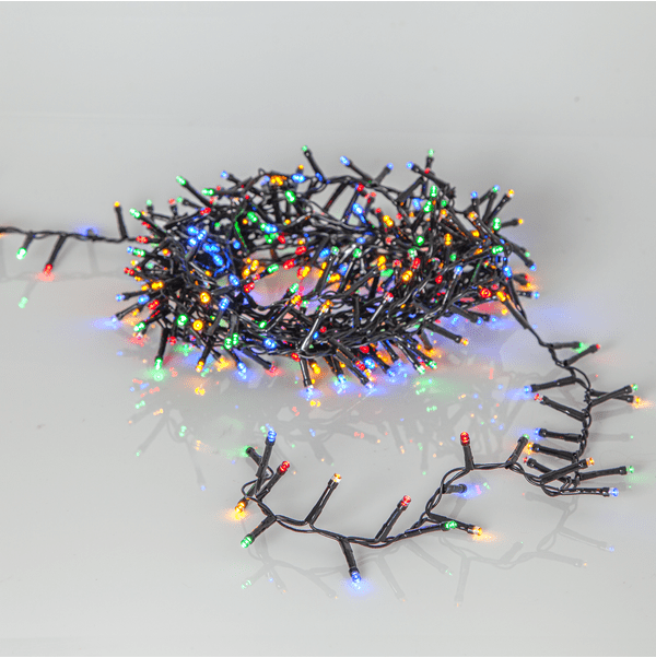 Ljusslinga Flashy 30m Flerfärgad från Star Trading - Levereras med praktisk plastbox f&ouml;r enkel f&ouml;rvaring n&auml;r slingan inte anv&auml;nds.